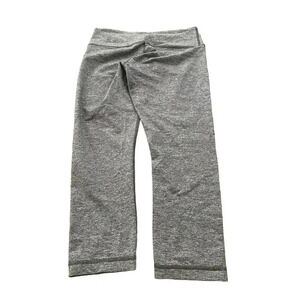 Lululemon Gray high waisted Cropped Legging Size 8